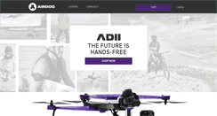 Desktop Screenshot of airdog.com